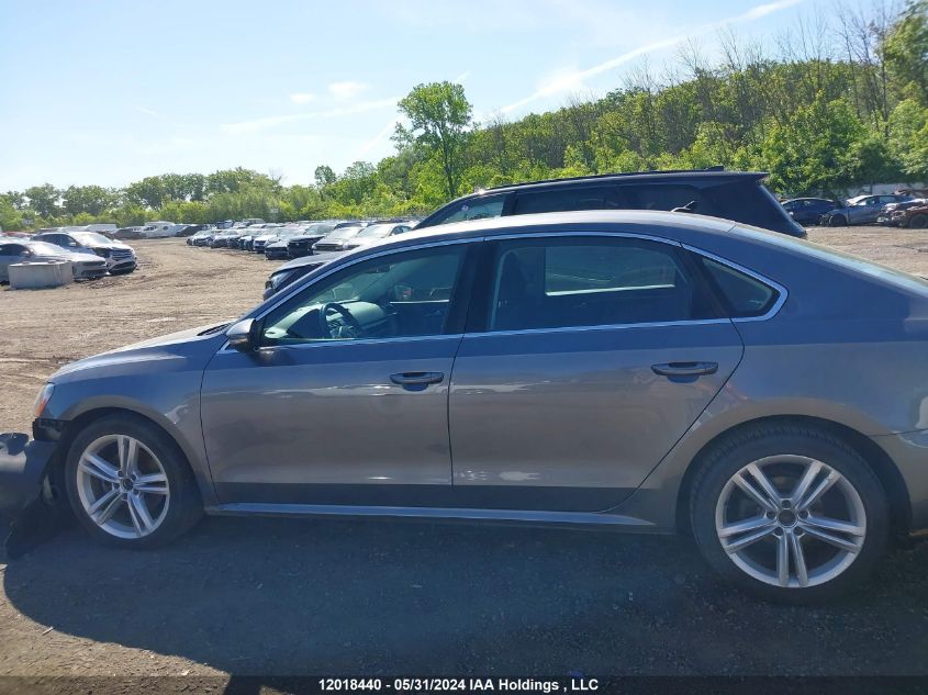 2012 Volkswagen Passat Se VIN: 1VWBH7A38CC058943 Lot: 12018440