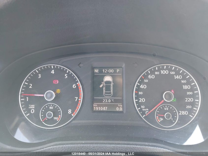 2012 Volkswagen Passat Se VIN: 1VWBH7A38CC058943 Lot: 12018440