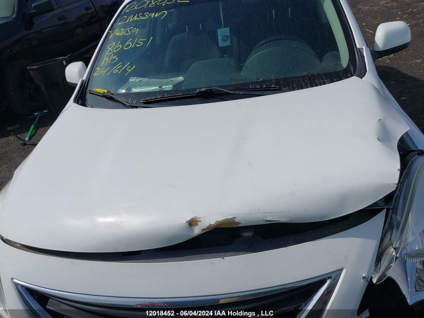 2012 Nissan Versa 1.6 Sv VIN: 3N1CN7AP2CL866151 Lot: 12018452