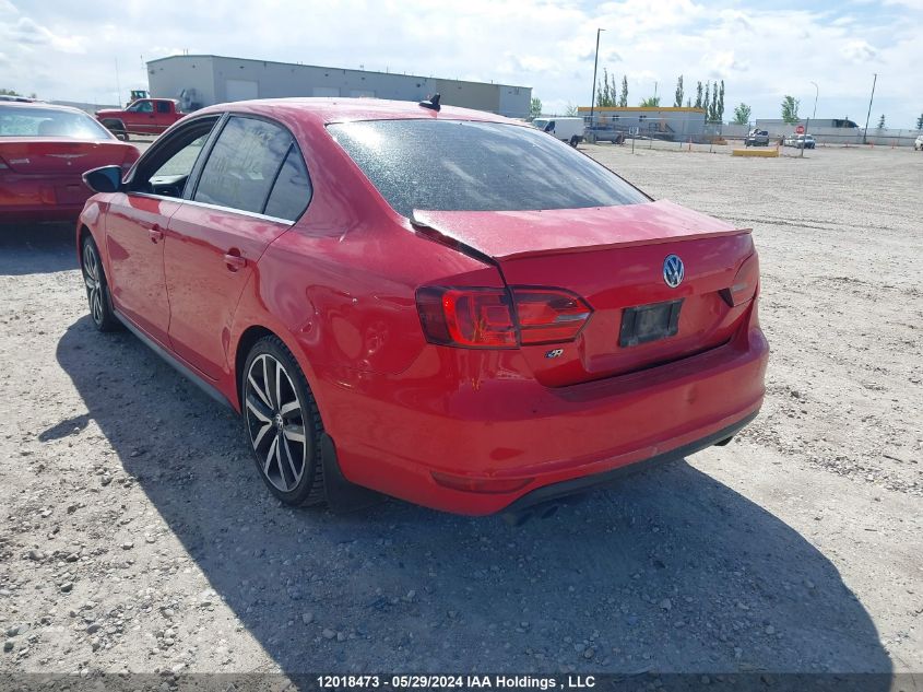 2012 Volkswagen Jetta Gli VIN: 3VW467AJ1CM086806 Lot: 12018473