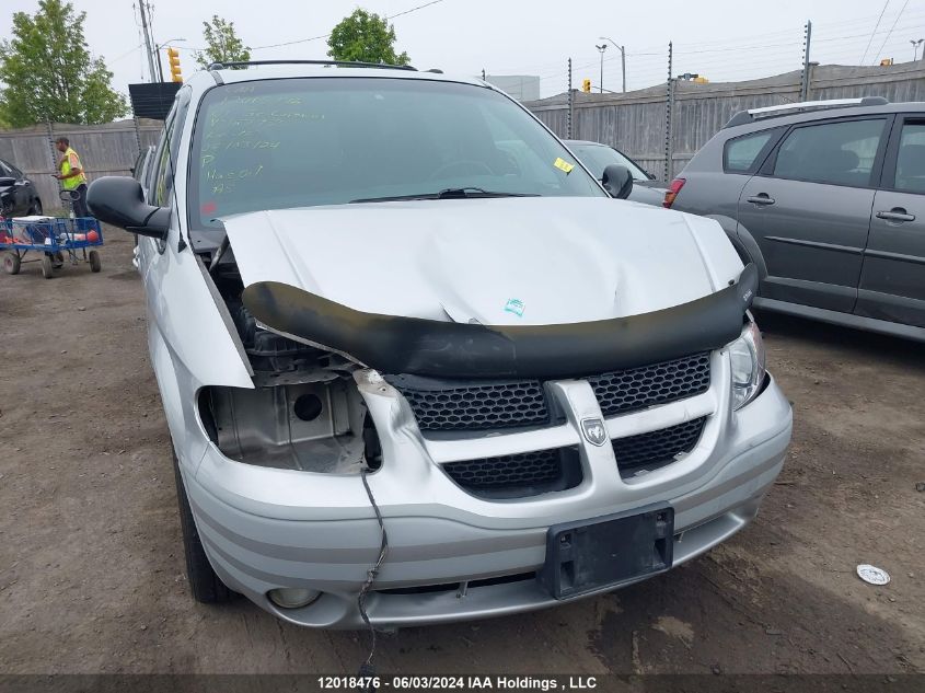 2001 Dodge Grand Caravan Sport VIN: 2B4GP44R01R187755 Lot: 12018476