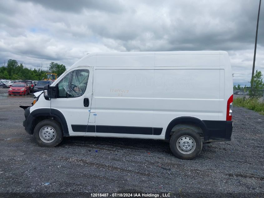 2023 Ram Promaster 2500 2500 High VIN: 3C6LRVCGXPE583162 Lot: 12018487