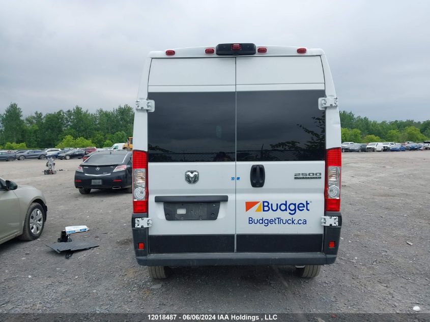 2023 Ram Promaster 2500 2500 High VIN: 3C6LRVCGXPE583162 Lot: 12018487