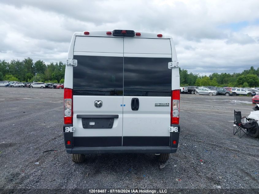2023 Ram Promaster 2500 2500 High VIN: 3C6LRVCGXPE583162 Lot: 12018487
