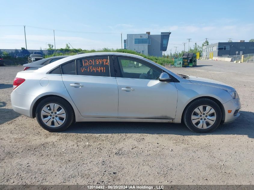 2015 Chevrolet Cruze Lt VIN: 1G1PC5SB8F7134491 Lot: 12018492