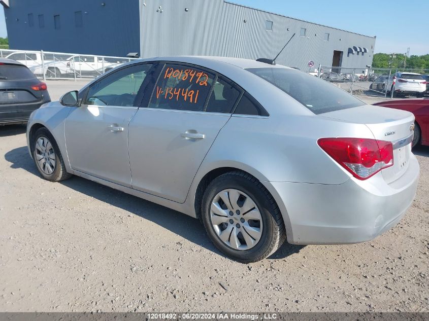 2015 Chevrolet Cruze Lt VIN: 1G1PC5SB8F7134491 Lot: 12018492