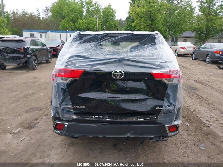 2017 Toyota Highlander Se/Xle VIN: 5TDJZRFH5HS450280 Lot: 12018501