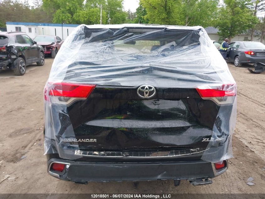 2017 Toyota Highlander Se/Xle VIN: 5TDJZRFH5HS450280 Lot: 12018501