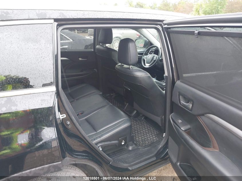 2017 Toyota Highlander Se/Xle VIN: 5TDJZRFH5HS450280 Lot: 12018501