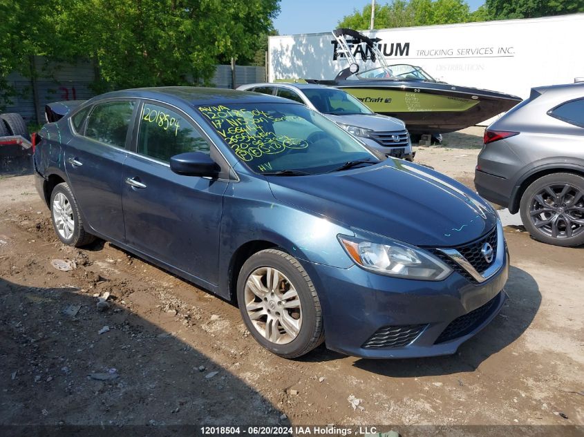 2017 Nissan Sentra VIN: 3N1AB7AP4HL664144 Lot: 12018504