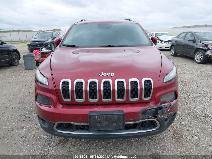 2016 Jeep Cherokee Limited VIN: 1C4PJMDS9GW145348 Lot: 12018505