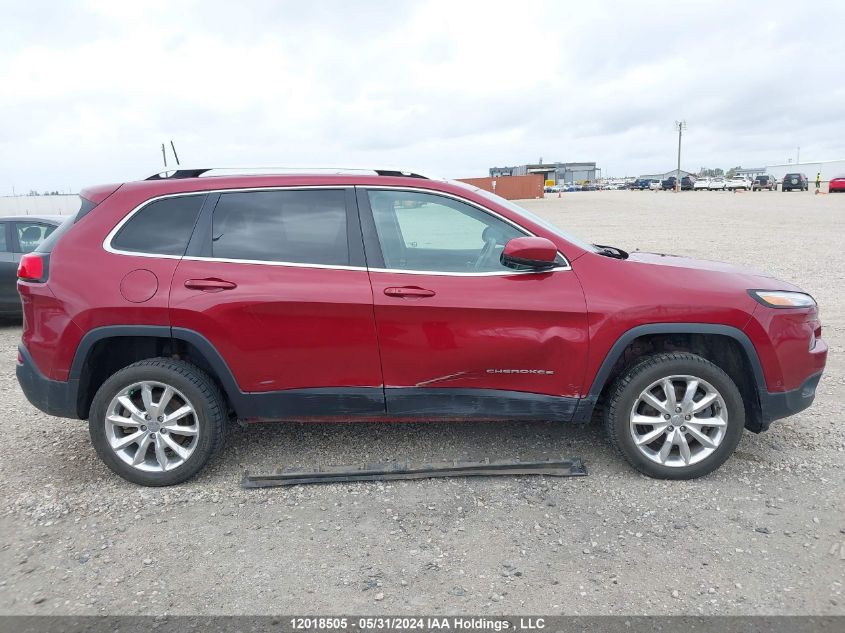 2016 Jeep Cherokee Limited VIN: 1C4PJMDS9GW145348 Lot: 12018505