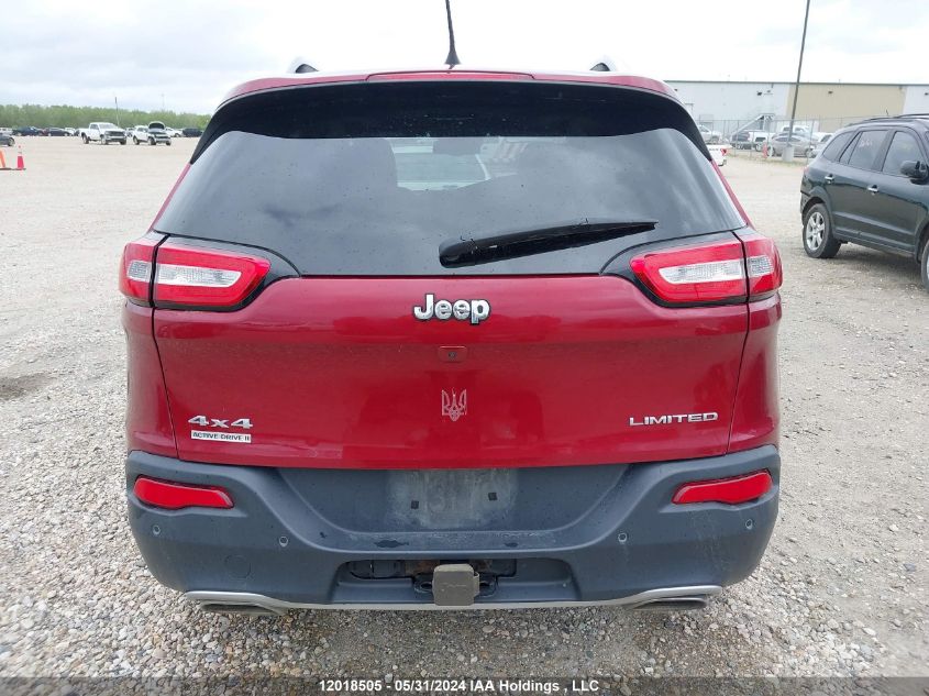 2016 Jeep Cherokee Limited VIN: 1C4PJMDS9GW145348 Lot: 12018505