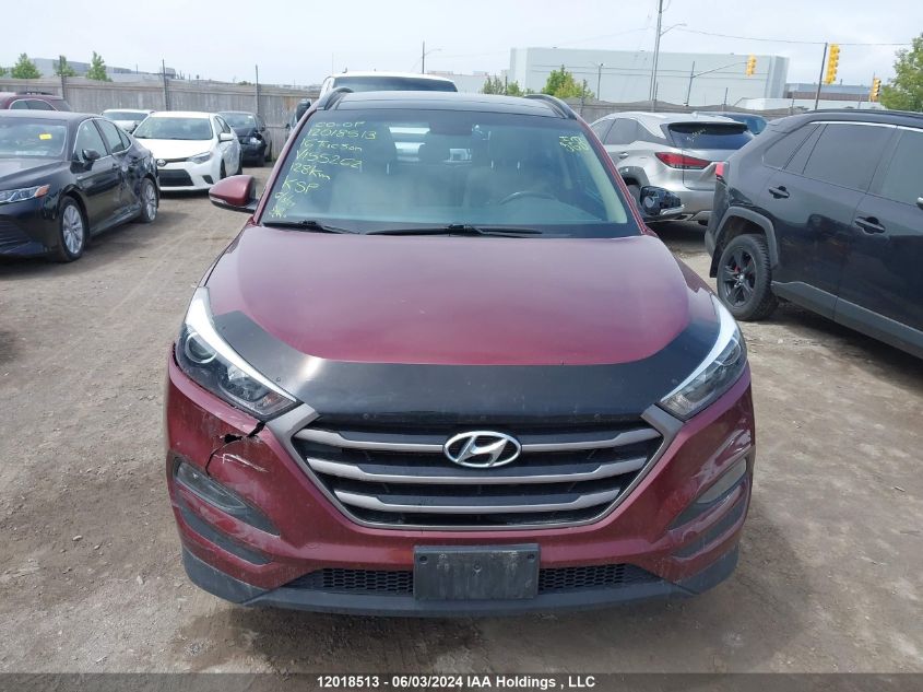 2016 Hyundai Tucson Luxury VIN: KM8J3CA46GU155262 Lot: 12018513