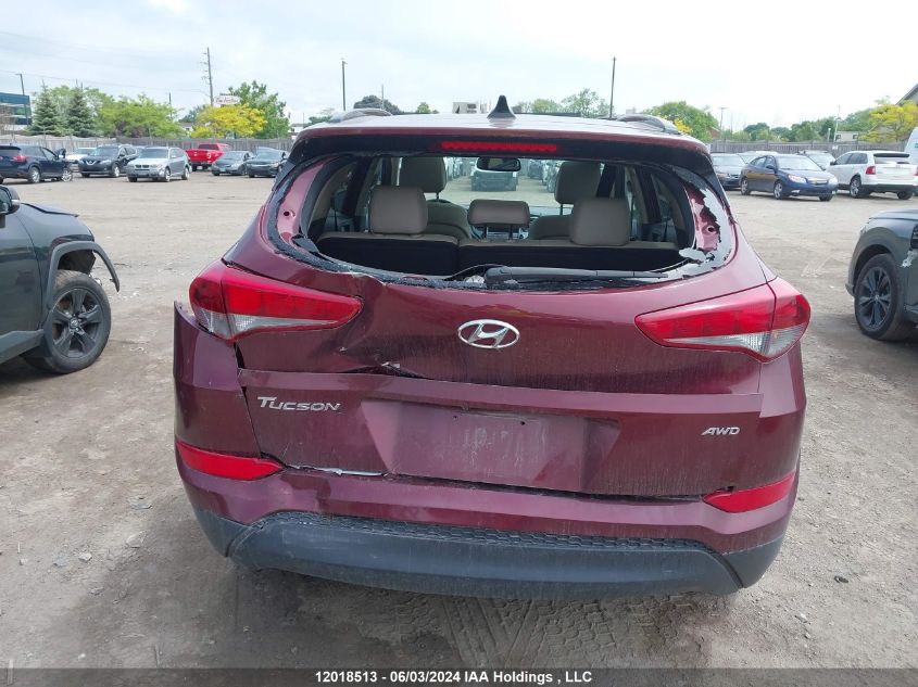 2016 Hyundai Tucson Luxury VIN: KM8J3CA46GU155262 Lot: 12018513