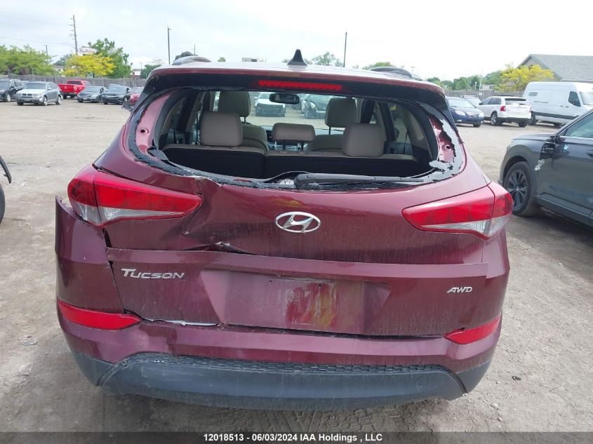 2016 Hyundai Tucson Luxury VIN: KM8J3CA46GU155262 Lot: 12018513