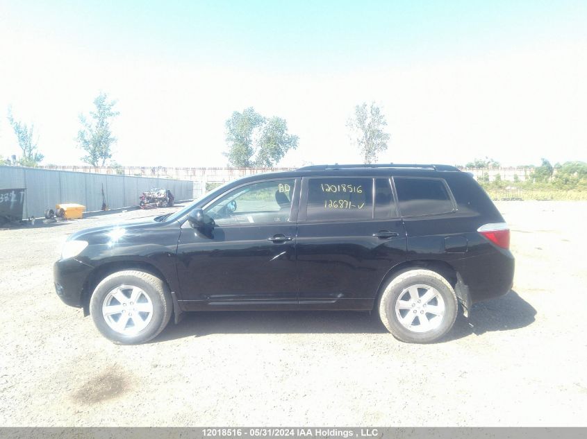 2009 Toyota Highlander V6 VIN: JTEES44A492126871 Lot: 12018516