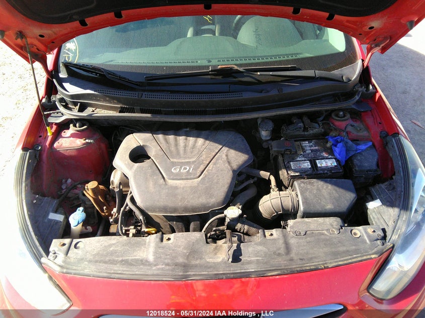 2012 Hyundai Accent Gls/Gs VIN: KMHCT4AE1CU267341 Lot: 12018524