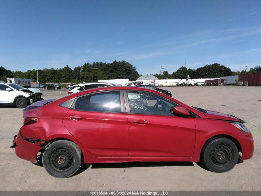 2012 Hyundai Accent Gls/Gs VIN: KMHCT4AE1CU267341 Lot: 12018524