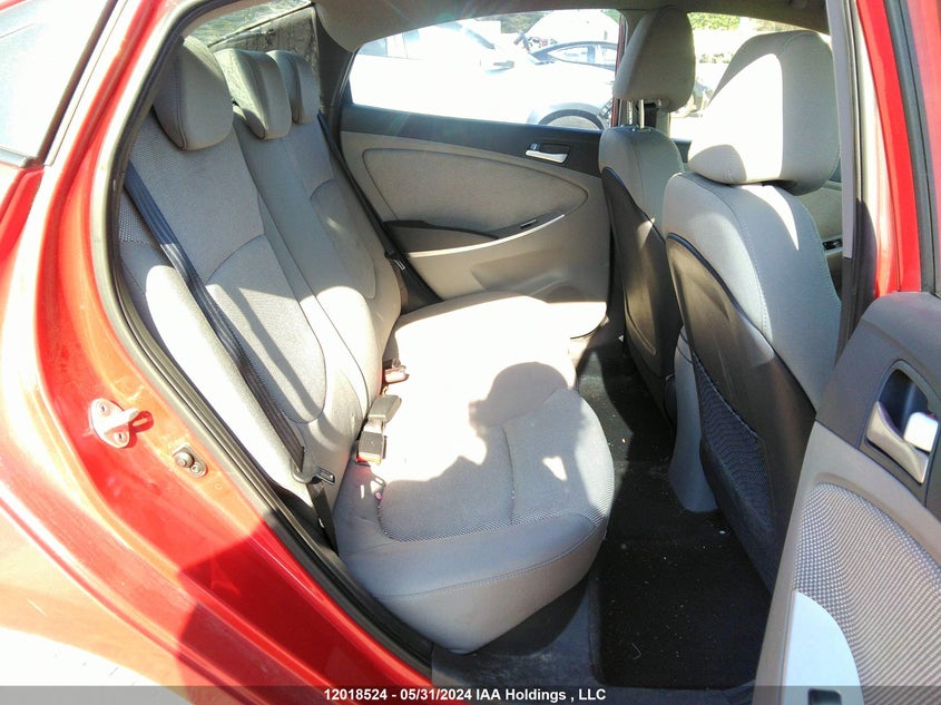 2012 Hyundai Accent Gls/Gs VIN: KMHCT4AE1CU267341 Lot: 12018524