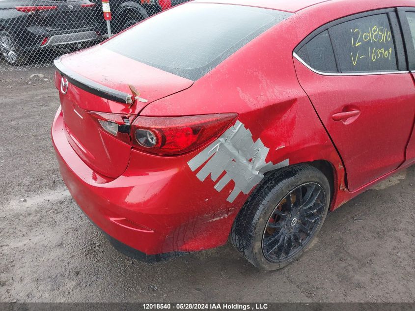 2014 Mazda 3 Touring VIN: JM1BM1V78E1163909 Lot: 12018540