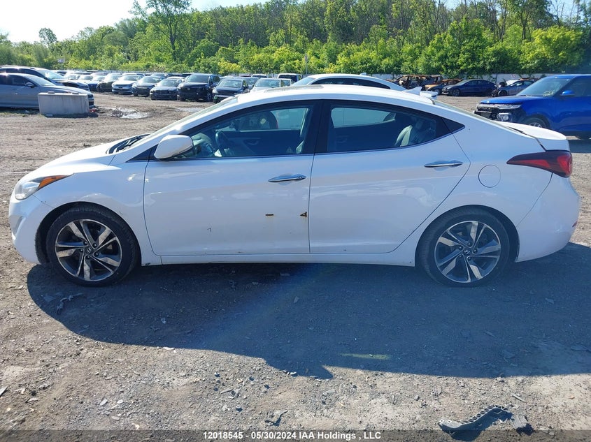 2014 Hyundai Elantra Limited VIN: KMHDH4AH5EU187804 Lot: 12018545