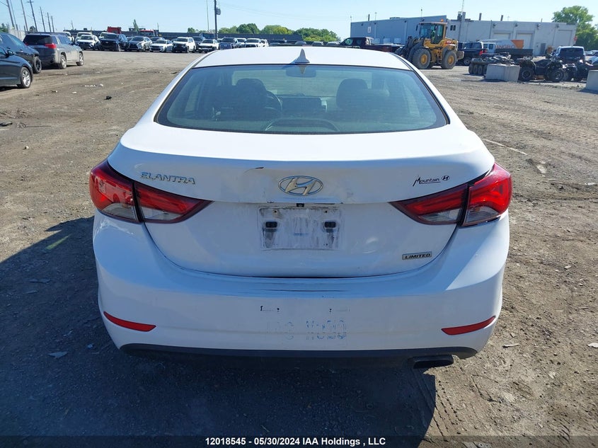 2014 Hyundai Elantra Limited VIN: KMHDH4AH5EU187804 Lot: 12018545