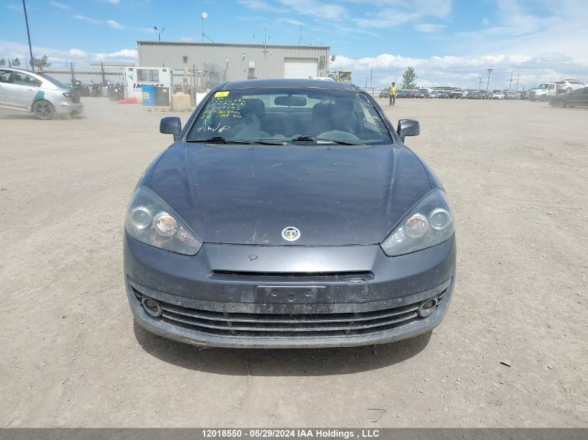 2008 Hyundai Tiburon VIN: KMHHM65D48U287395 Lot: 12018550