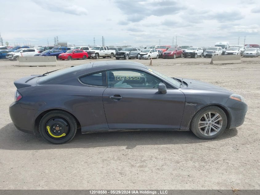 2008 Hyundai Tiburon VIN: KMHHM65D48U287395 Lot: 12018550