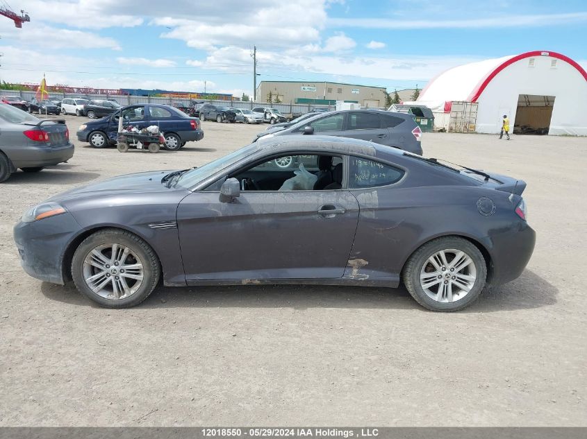 2008 Hyundai Tiburon VIN: KMHHM65D48U287395 Lot: 12018550