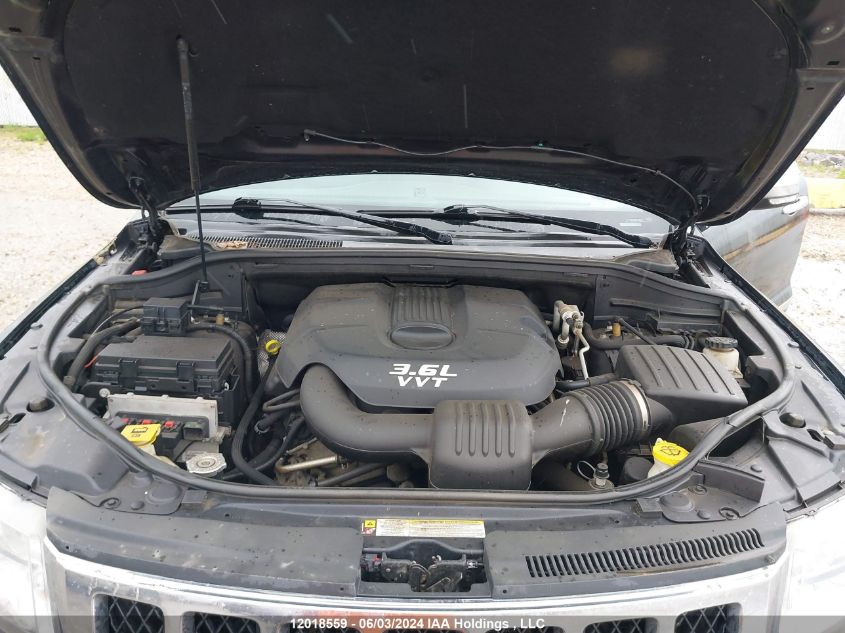 2012 Jeep Grand Cherokee Overland VIN: 1C4RJFCG6CC342491 Lot: 12018559