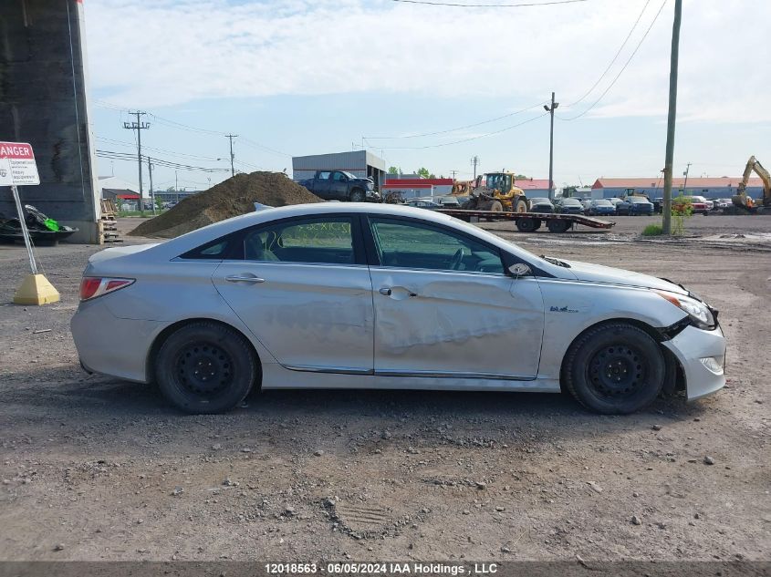 2014 Hyundai Sonata Hybrid VIN: KMHEC4A44EA111038 Lot: 12018563