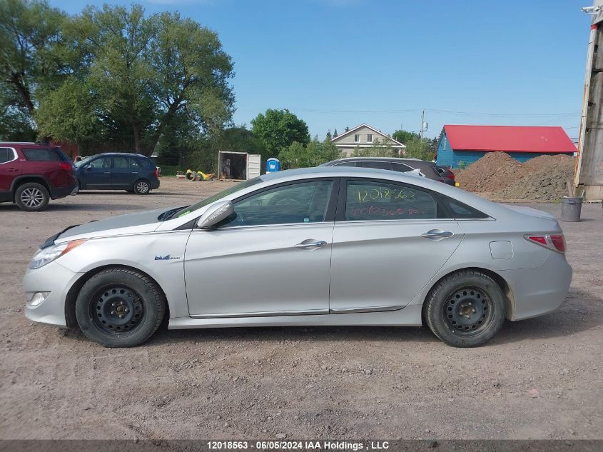 2014 Hyundai Sonata Hybrid VIN: KMHEC4A44EA111038 Lot: 12018563