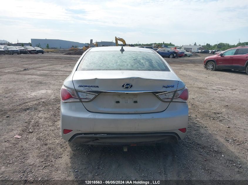 2014 Hyundai Sonata Hybrid VIN: KMHEC4A44EA111038 Lot: 12018563