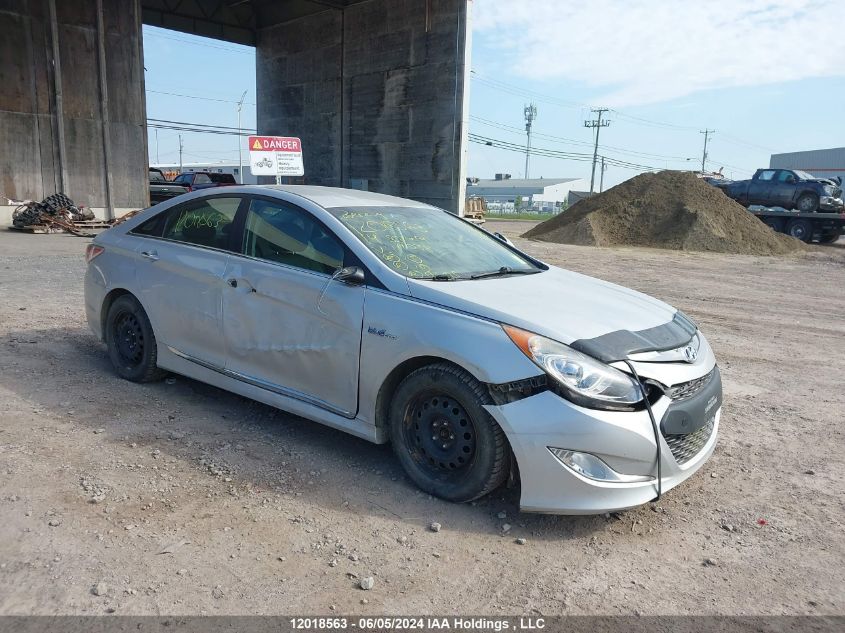 2014 Hyundai Sonata Hybrid VIN: KMHEC4A44EA111038 Lot: 12018563