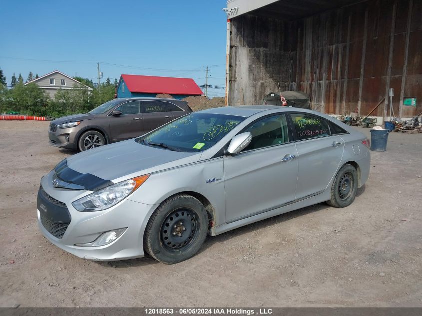 2014 Hyundai Sonata Hybrid VIN: KMHEC4A44EA111038 Lot: 12018563