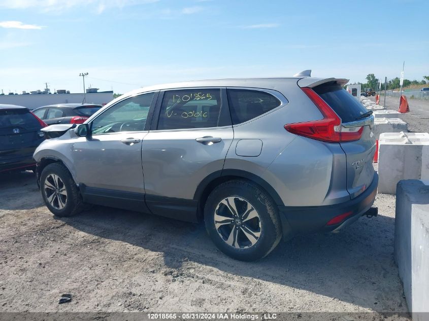 2018 Honda Cr-V VIN: 2HKRW1H39JH001016 Lot: 12018565