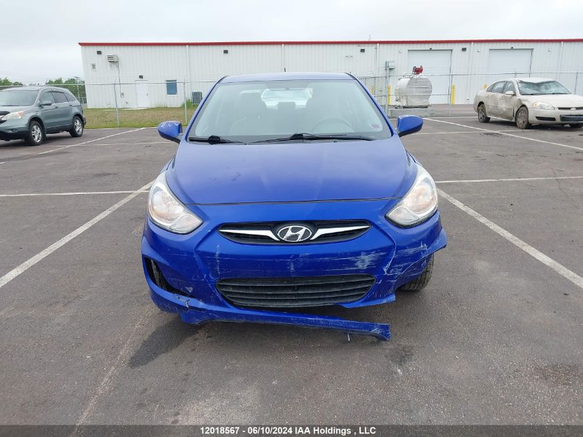 2013 Hyundai Accent L VIN: KMHCT4AE5DU316574 Lot: 12018567