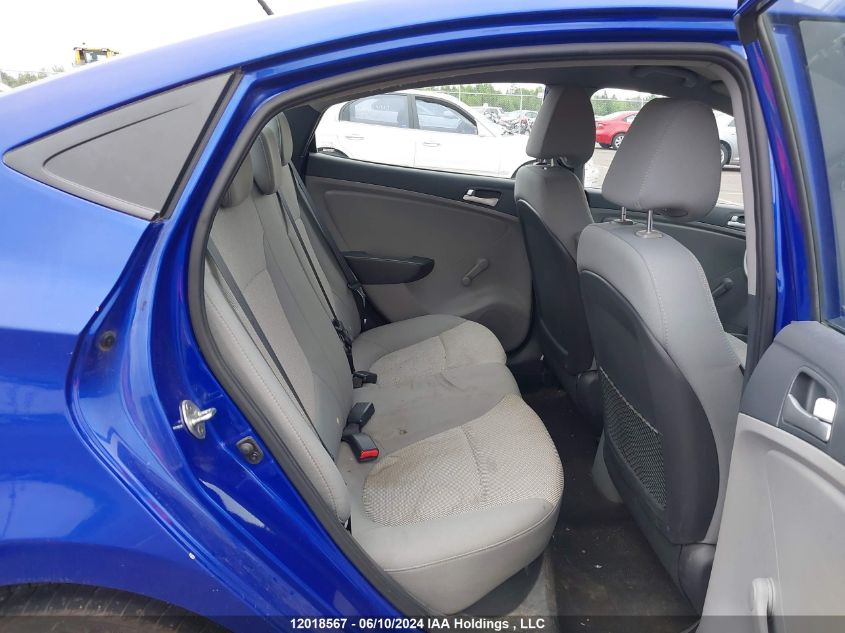 2013 Hyundai Accent L VIN: KMHCT4AE5DU316574 Lot: 12018567