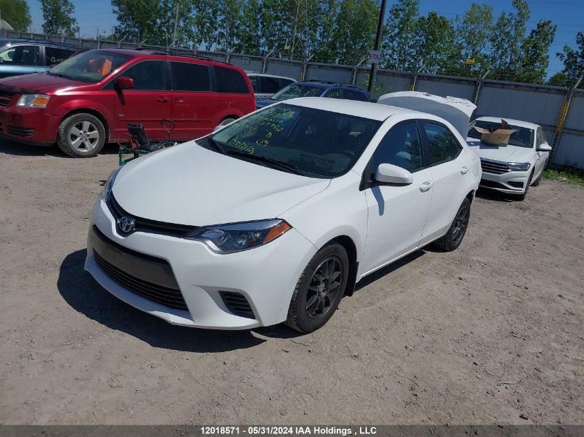 2016 Toyota Corolla L/Le/Le Pls/Prm/S/S Pls VIN: 2T1BURHE9GC595562 Lot: 12018571