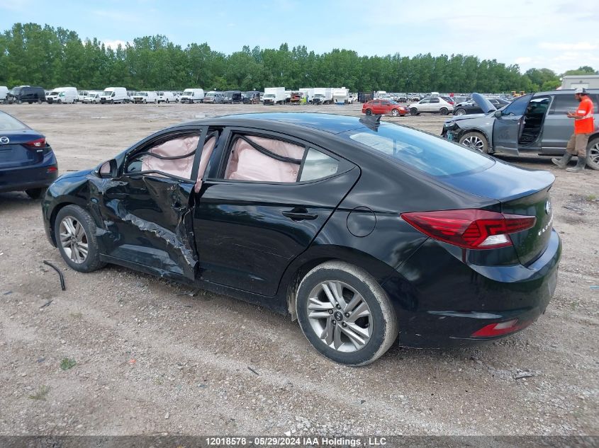 2019 Hyundai Elantra Preferred VIN: KMHD84LF4KU842669 Lot: 12018578