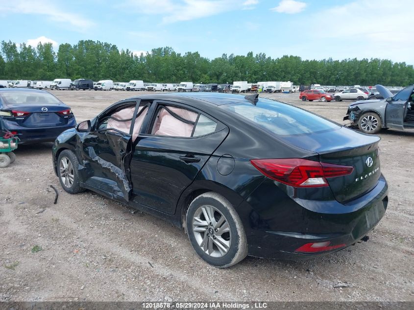 2019 Hyundai Elantra Preferred VIN: KMHD84LF4KU842669 Lot: 12018578