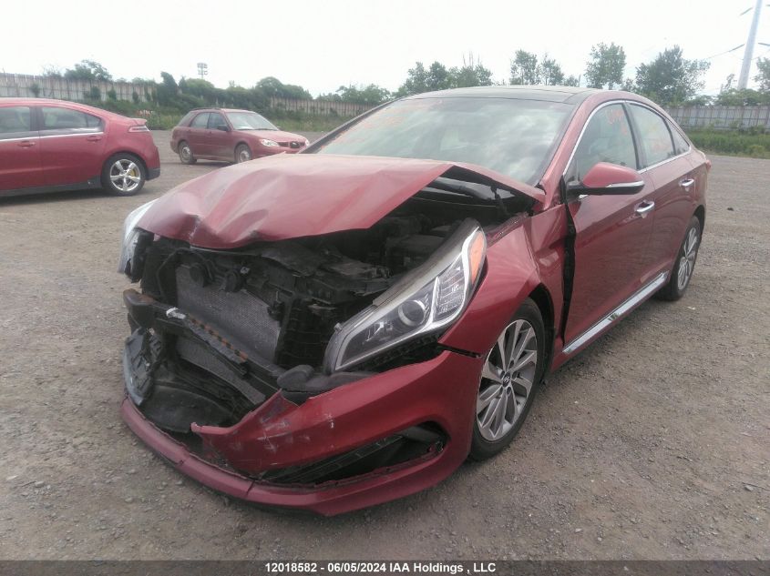 2015 Hyundai Sonata Sport/Limited VIN: 5NPE34AF3FH236273 Lot: 12018582