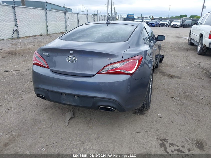 2015 Hyundai Genesis 3.8 Premium VIN: KMHHT6KJ7FU125965 Lot: 12018585