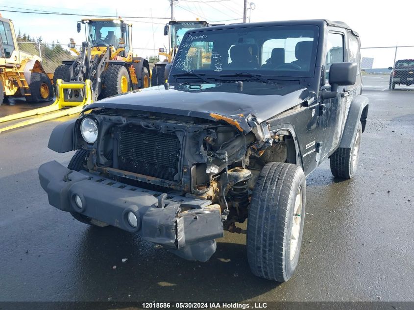 2014 Jeep Wrangler Sport VIN: 1C4AJWAG6EL107222 Lot: 12018586