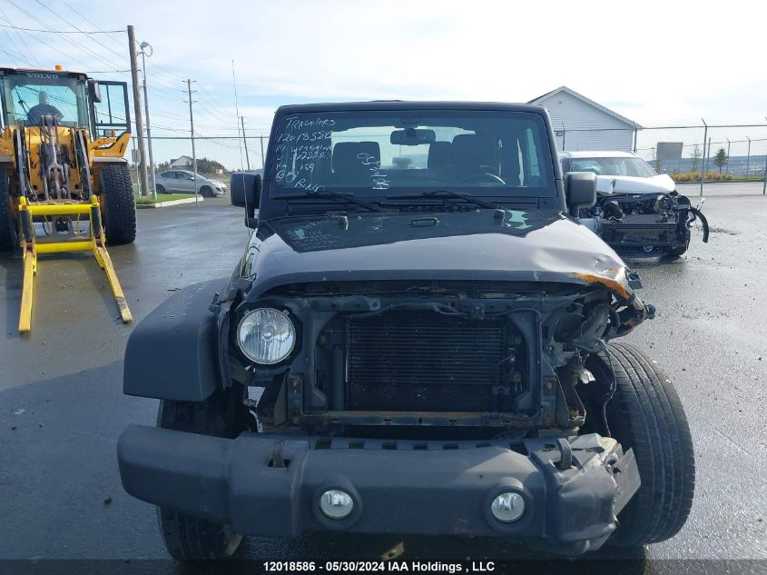 2014 Jeep Wrangler Sport VIN: 1C4AJWAG6EL107222 Lot: 12018586