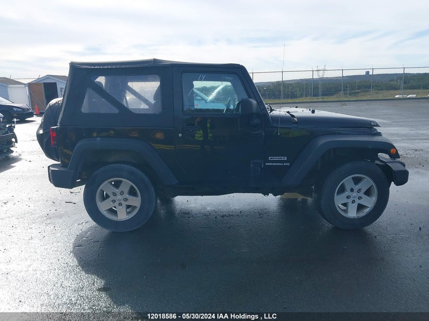 2014 Jeep Wrangler Sport VIN: 1C4AJWAG6EL107222 Lot: 12018586