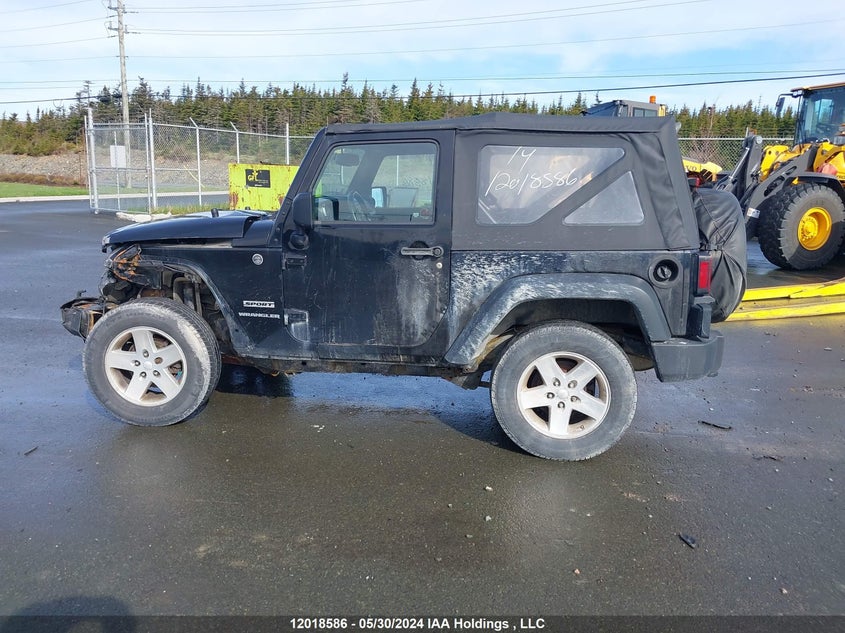 2014 Jeep Wrangler Sport VIN: 1C4AJWAG6EL107222 Lot: 12018586