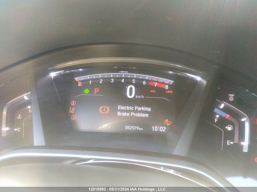 2019 Honda Cr-V Touring VIN: 2HKRW2H95KH153032 Lot: 12018593