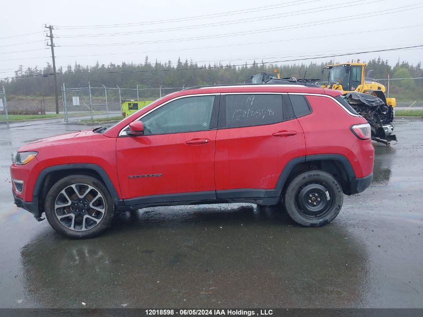 2019 Jeep Compass Limited VIN: 3C4NJDCB9KT789925 Lot: 12018598